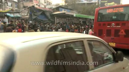 Protest at Munirka bus stop-7