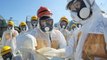 Le ministre japonais de l'économie visite la centrale nucléaire de Fukushima