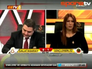 Drogba penaltı kaçırdı GS TV çime isyan etti! Galatasaray 0-1 Gençlerbirliği