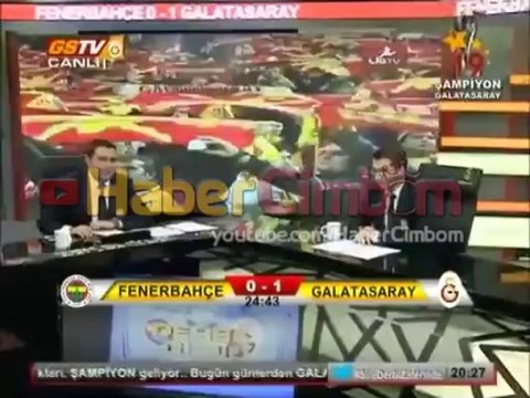 _GSTV Canlı Anlatım _ Burak Gol Sevinci _ Fenerbahçe - Galatasaray _ 12.05.2013