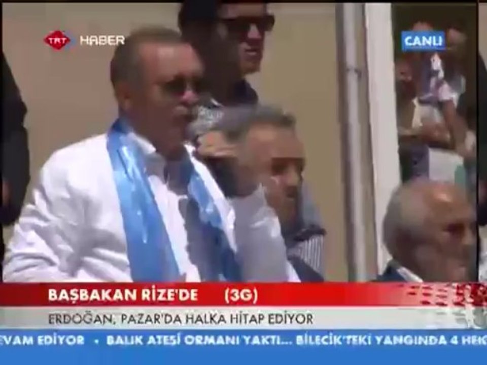 Başbakan Erdoğan’ı Rize'de Fena Yanılttılar VİDEO İZLE - www.olay53.com