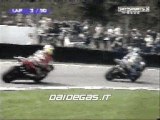 BSB Kawasaki ZX7R vs Ducati 998 Crash