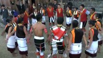 Nagaland-hornbill festival-Angami-folk dance-1