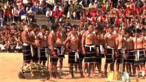 Nagaland-hornbill festival-Chakhesang-Erection of stone-2