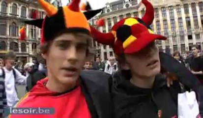 Nigeria-Belgique sur la Grand Place