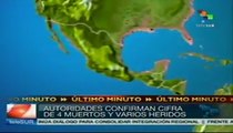 México: Descarrila tren en estado Tabasco