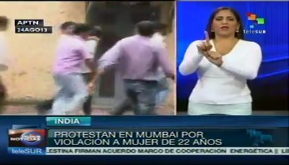 Protestas en Mumbai por violación a mujer de 22 años