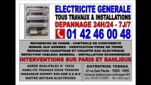 ELECTRICIEN PARIS 18eme - TEL : 0142460048 - DEPANNAGE IMMEDIAT 24H/24 INSTALLATIONS