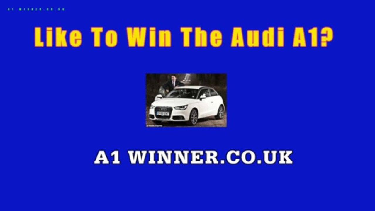 audi a1 quattro WIN an AUDI A1