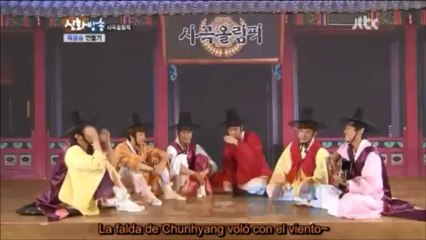 [cut] shinhwa broadcast - improvisando una canción cap 25