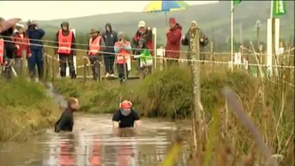 Le VTT plongeon, un sport gallois