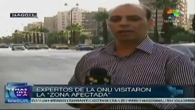 Grupos terroristas atacaron a expertos de la ONU: autoridades sirias