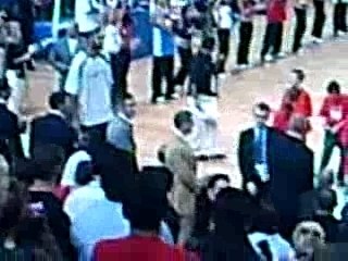 Entrée des San Antonio Spurs