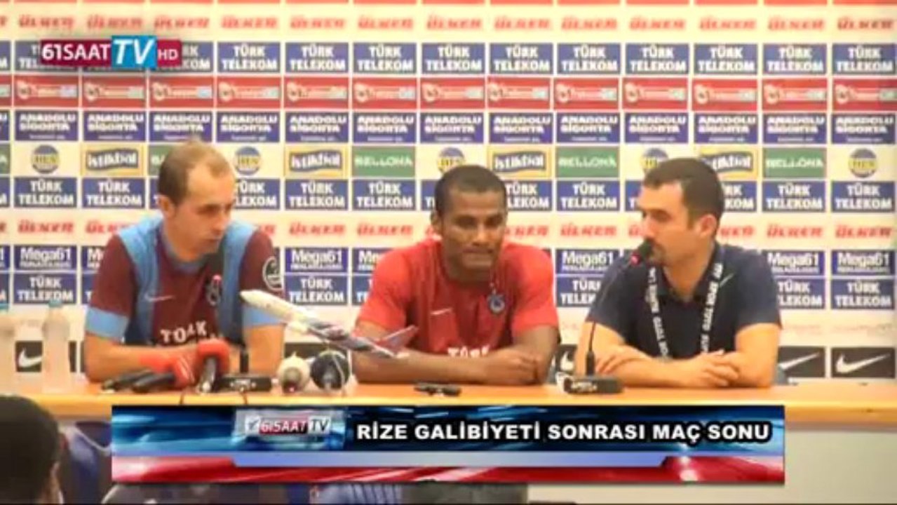 Trabzonspor'da Rize maçı sonrası açıklamalar