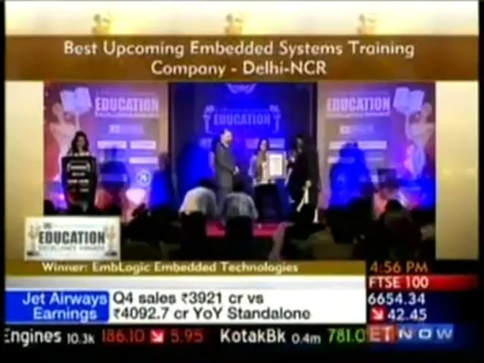 EmbLogic - Education Excellence Award 2013 - Embedded Systems Training
