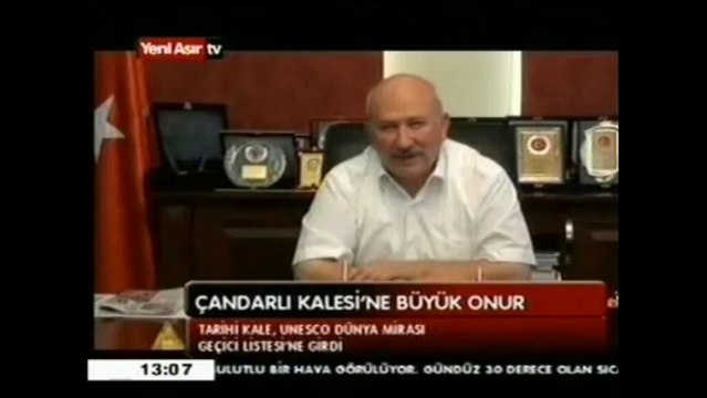 ÇANDARLI KALESİ UNESCO DÜNYA MİRASI GEÇİCİ LİSTESİ'NE GİRDİ - YENİASIR TV