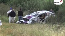Huge crash in rally Kauno ruduo 2013 - The car is destroyed!