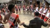Nagaland-hornbill festival-pochury tribe dancing