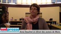 Anne Dauchot en direct des assises de Mons