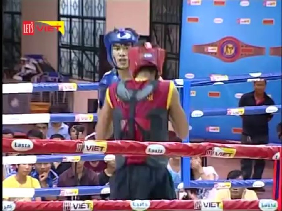 Trận 3- Võ sĩ Nguyễn Duy Phương (TPHCM) - Võ sĩ Nguyễn Đức Hùng (Bà Rịa-Vũng Tàu)