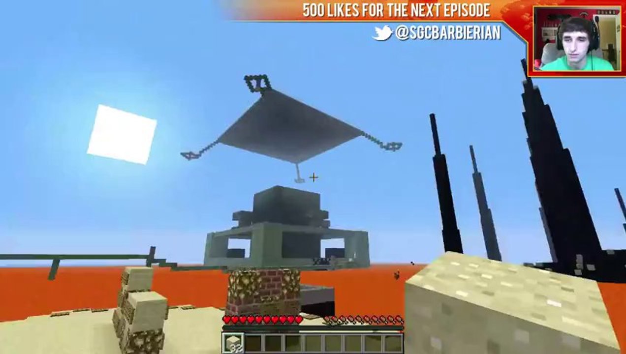 Minecraft: SUPER HOSTILE MAPS - Sea Of Flames II #1