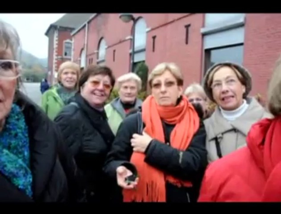 La visite de l'ambassadeur des Etats-Unis au Val Saint Lambert