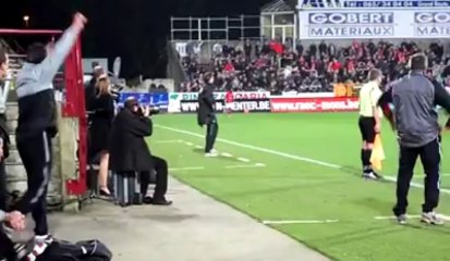 Mons - RDBD: l'ambiance du derby (vidéo 1)