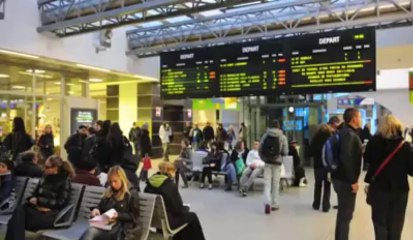 Grève des trains en gare de Namur