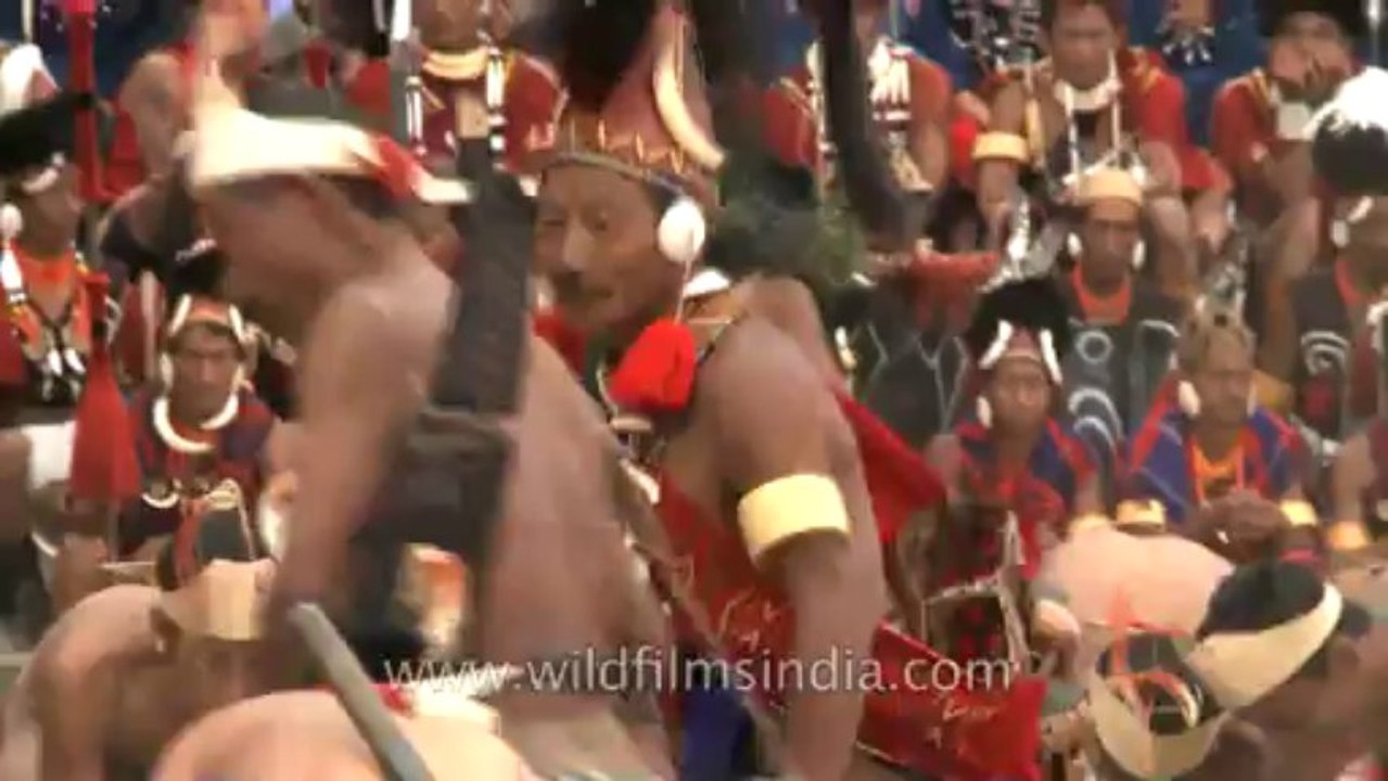 Nagaland-hornbill festival-Konyak tribe-field song-2