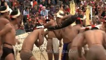 Nagaland-hornbill festival-Konyak tribe-field song-3