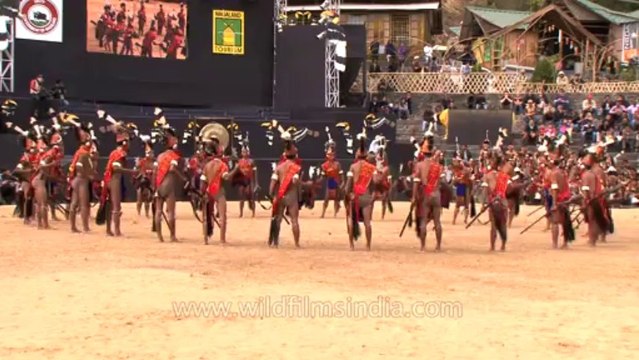 Nagaland-hornbill festival-Konyak-Aoleang song-1