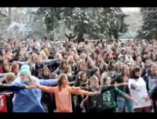 Flash Mob au collège du Sartay à Embourg