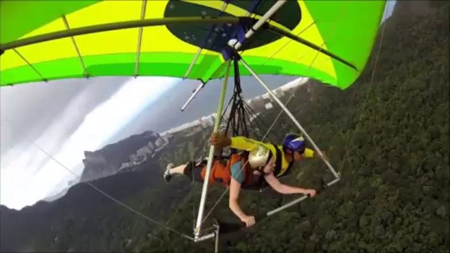 Rio voo livre - Asa delta na Pedra Bonita