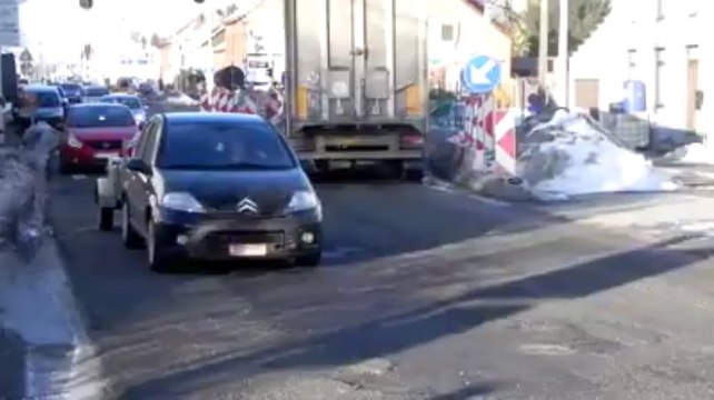 Nids-de-poules en région de Charleroi