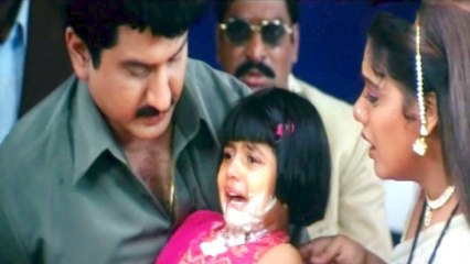 Ammulu Movie Cuts-04 - Ammulu Vomit Birthday Cake And Cry Sentiment Scene - Suman, Greeshma, Ravali - HD