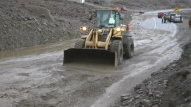 Mudslides and snow hit Chile's Atacama Desert