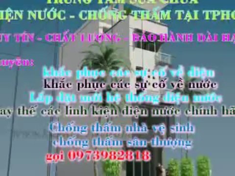 thợ sửa chữa diện nuoc tại nha quận tân bình**0973982818**tp.hcm