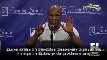 Mike Tyson se declaró adicto a las drogas y el alcohol