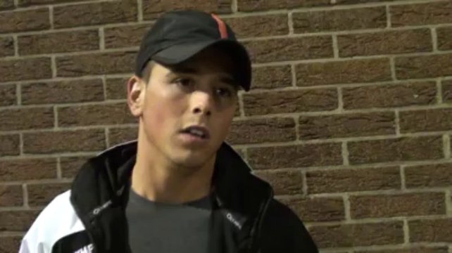 Foot (D3B): réaction du Hutois Stefano Henrot après le match nul contre Ternat (1-1)