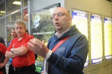 Grève en gare Namur : altercation entre un syndicaliste et un voyageur