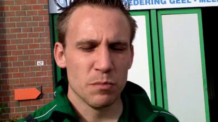 Virton: la réaction de Steve Gustin après la victoire 0-3 à Geel.