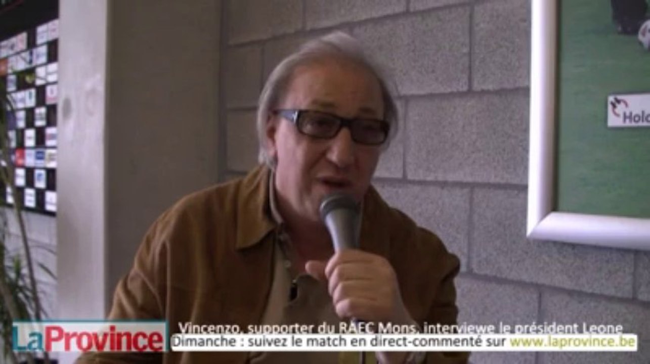 Domenico Leone, président du RAEC Mons : "Si Mons est en D1, il faudra faire bouger les politiques"