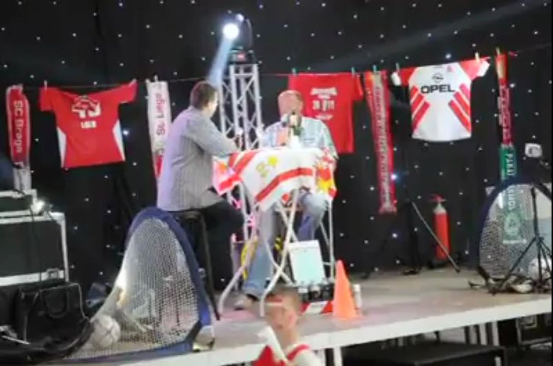 Finale de la Coupe de Belgique Standard-Westerlo à Huy avec Gilbert Bodart