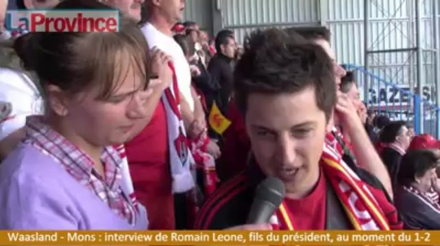 Waasland - Mons : interview de Romain Leone, fils du président du RAEC Mons