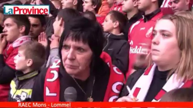 RAEC Mons - Lommel : des supportrices à fond !