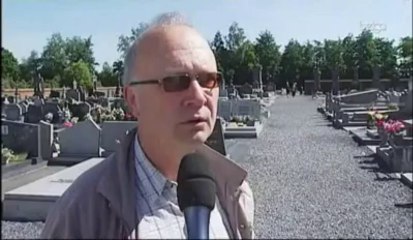Cimetière vandalisé à Estinnes-au-Mont