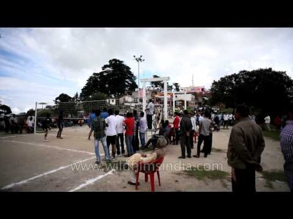 Volleyball match between two villages of Champawat District
