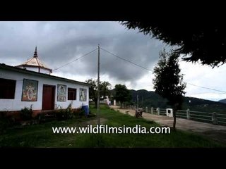 Shiva - Parvati temple on the mountains of Regdu