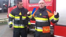 Les nouvelles tenues de pompiers à Welkenraedt