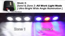 XKGLOW Work Light   Strobe 2-in-1 High Power LED Light Kit 12-24V DC Compatible
